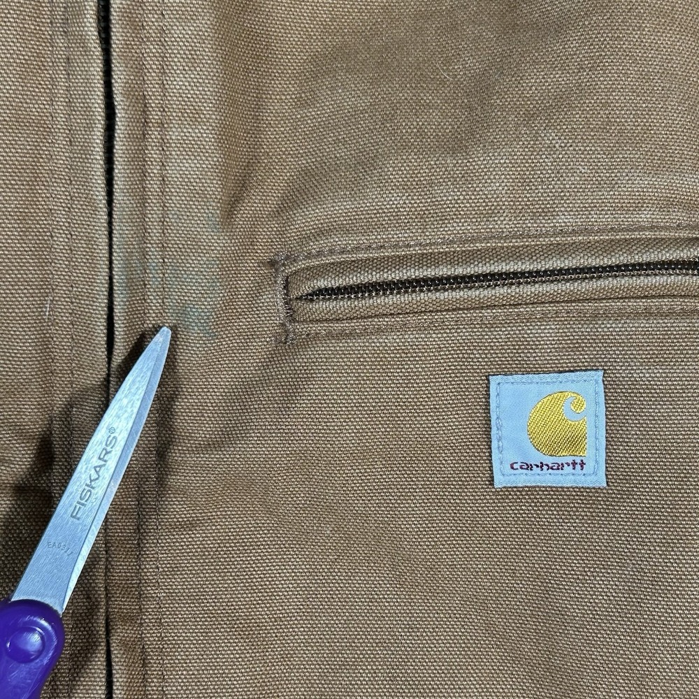 Carhartt Women's Iconic Washed Duck Sierra Jacket Size 2XL (20) Brown Work Wear - Picture 6 of 16